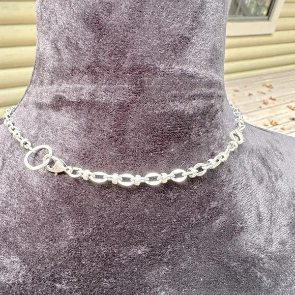 Multiple Looks 3 Strand Orange & Silver Long Statement Necklace Premier Designs - Picture 14 of 16